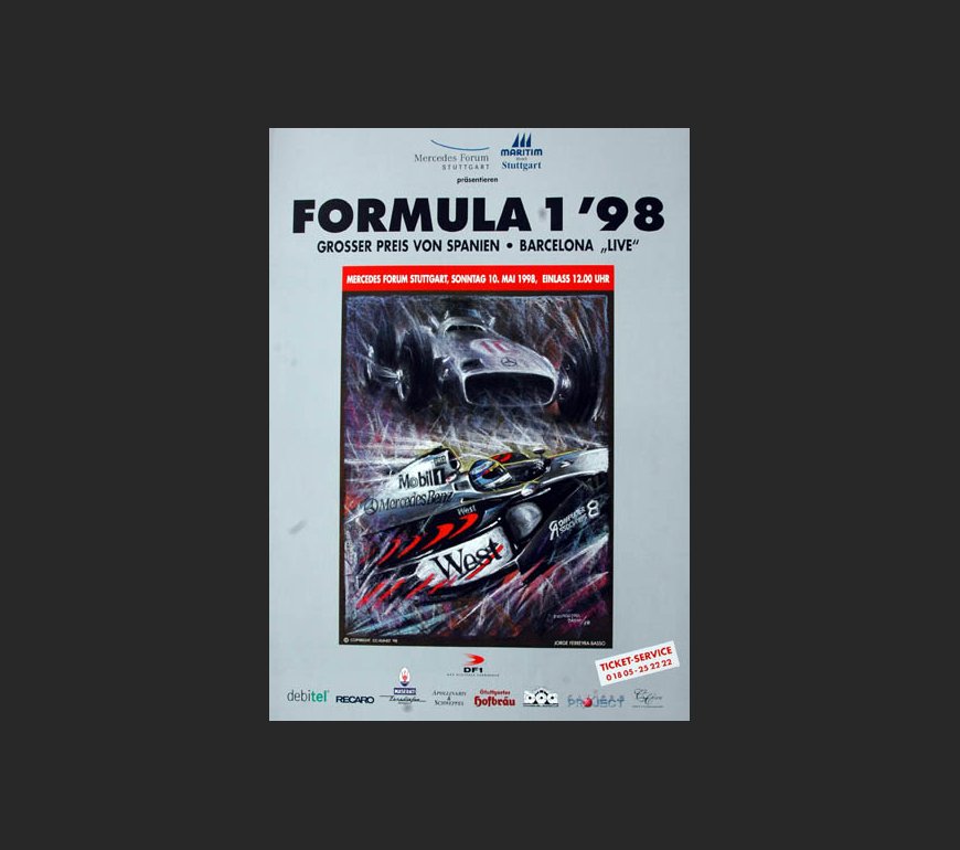 event poster to Grand Prix of Spain 1998