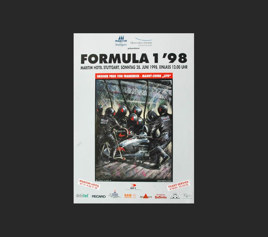 event poster to Grand Prix of France 1998